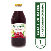 Jugo Cranberry 1 lt. - Caja 6 unidades