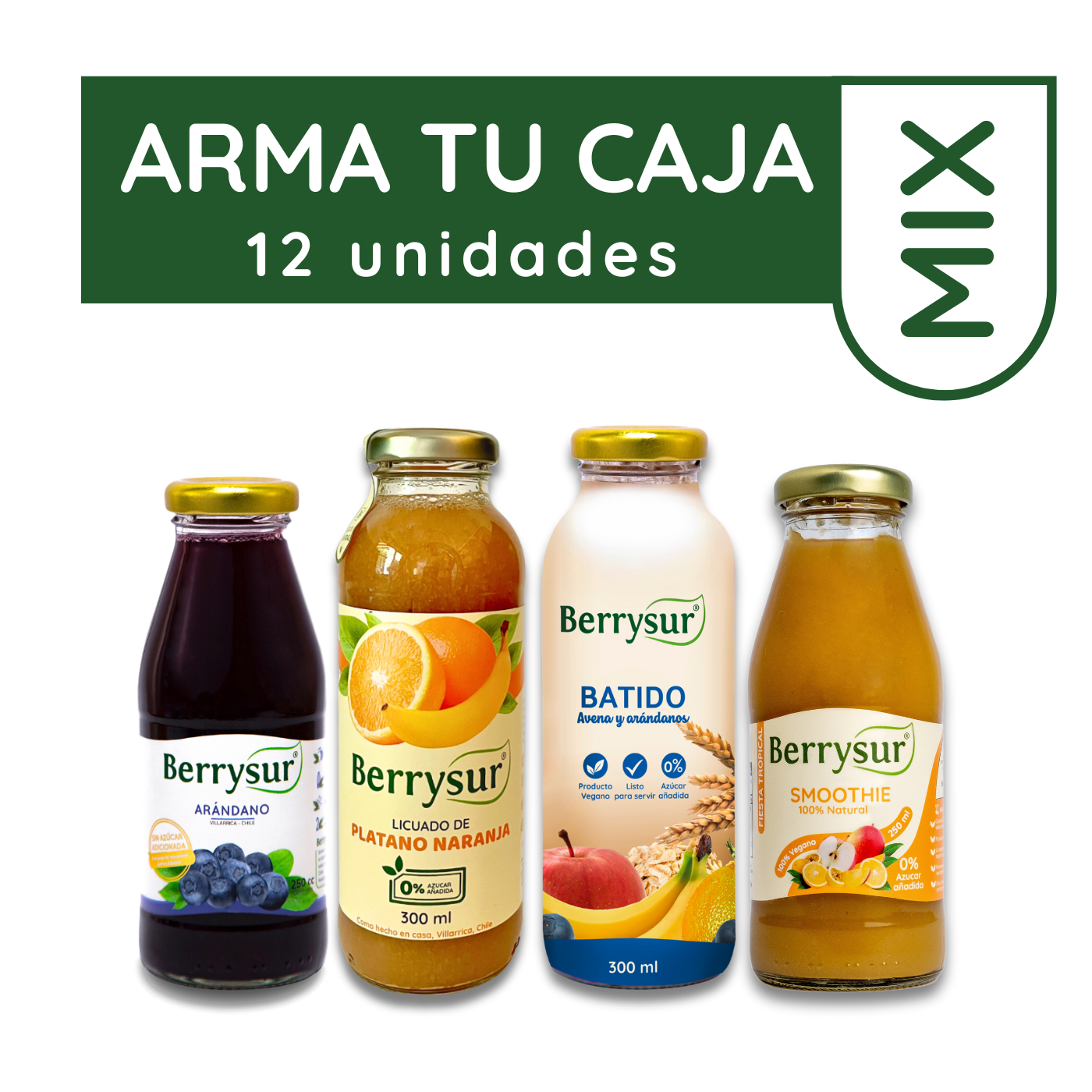 Arma tu caja Berrysur - 12 unidades